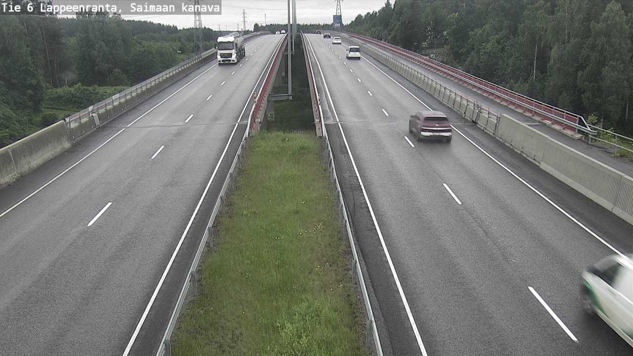 Weather Camera Image Road 6 Lappeenranta, Saimaa channel, Lappeenranta, Etelä-Karjala