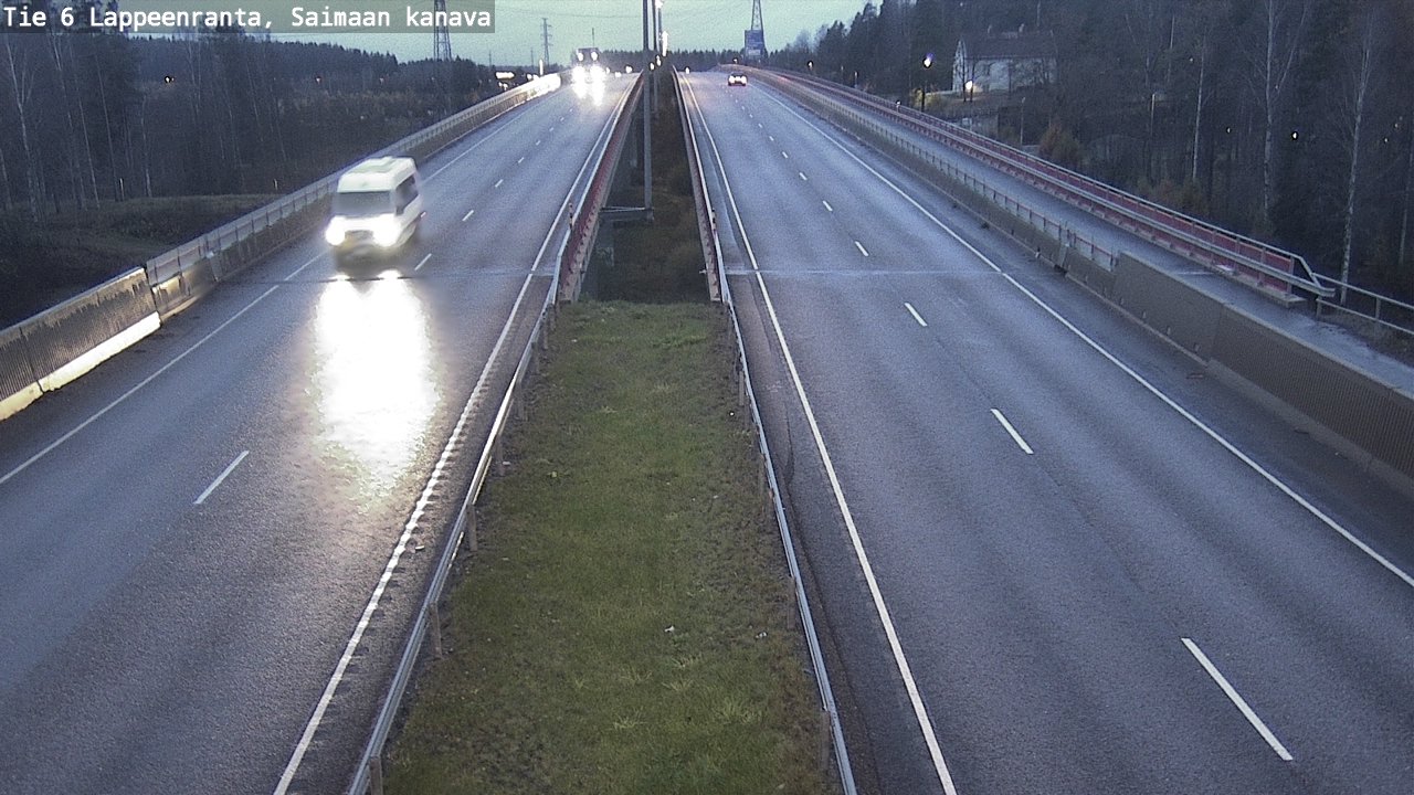 Weather Camera Image Road 6 Lappeenranta, Saimaa channel, Lappeenranta, Etelä-Karjala
