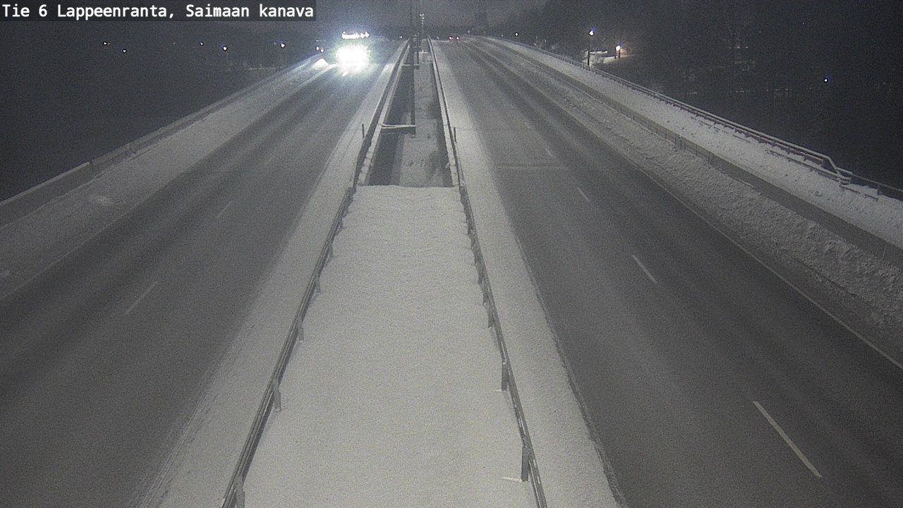Weather Camera Image Road 6 Lappeenranta, Saimaa channel, Lappeenranta, Etelä-Karjala