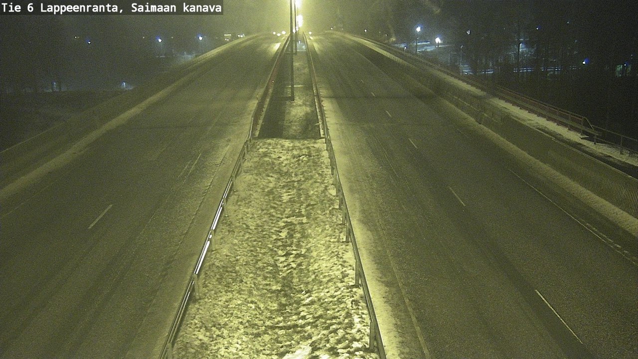 Weather Camera Image Road 6 Lappeenranta, Saimaa channel, Lappeenranta, Etelä-Karjala