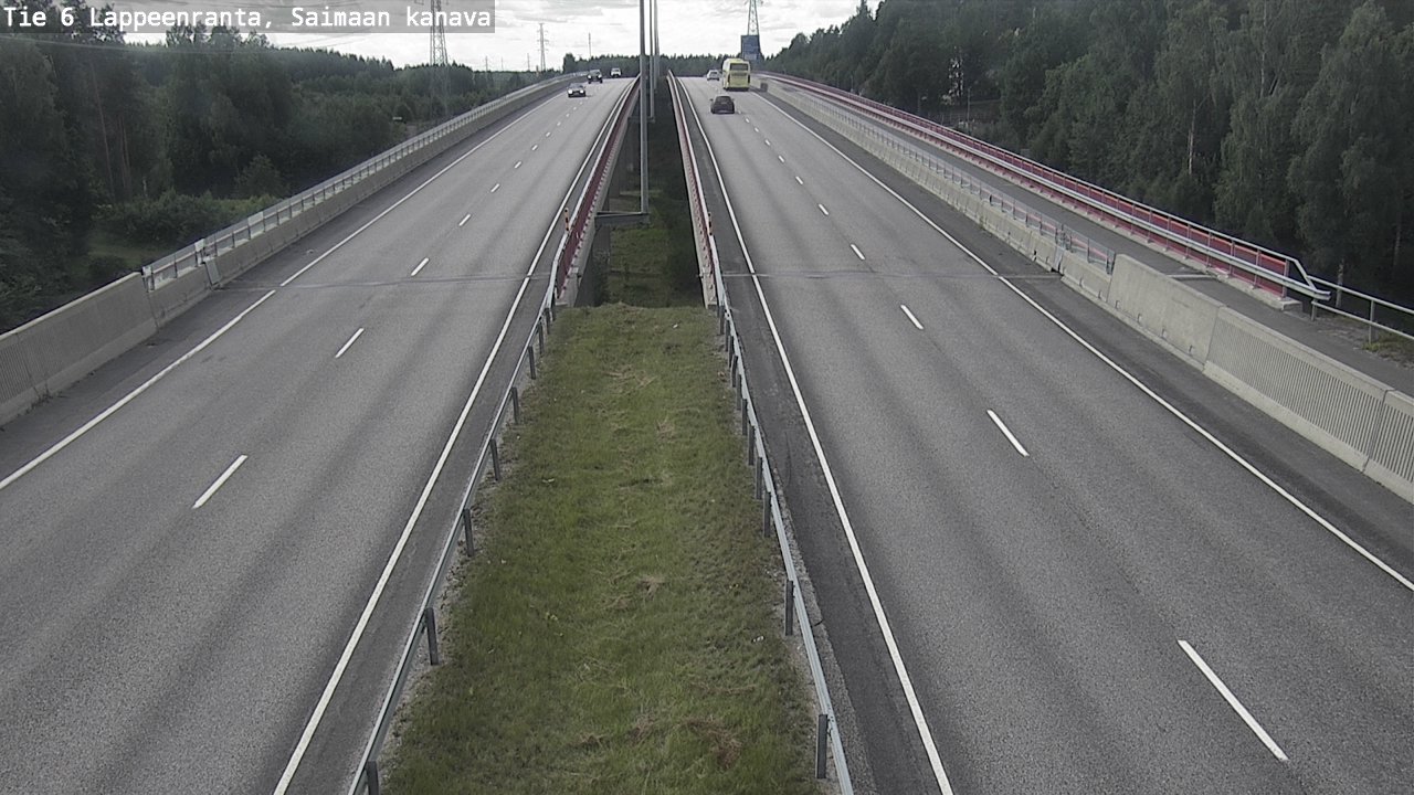 Kelikamerat Kuva Tie 6 Lappeenranta, Saimaan kanava, Lappeenranta, Etelä-Karjala