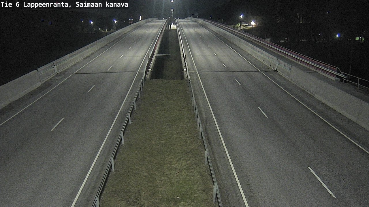 Weather Camera Image Väg 6 Villmanstrand,Saima kanal, Lappeenranta, Etelä-Karjala