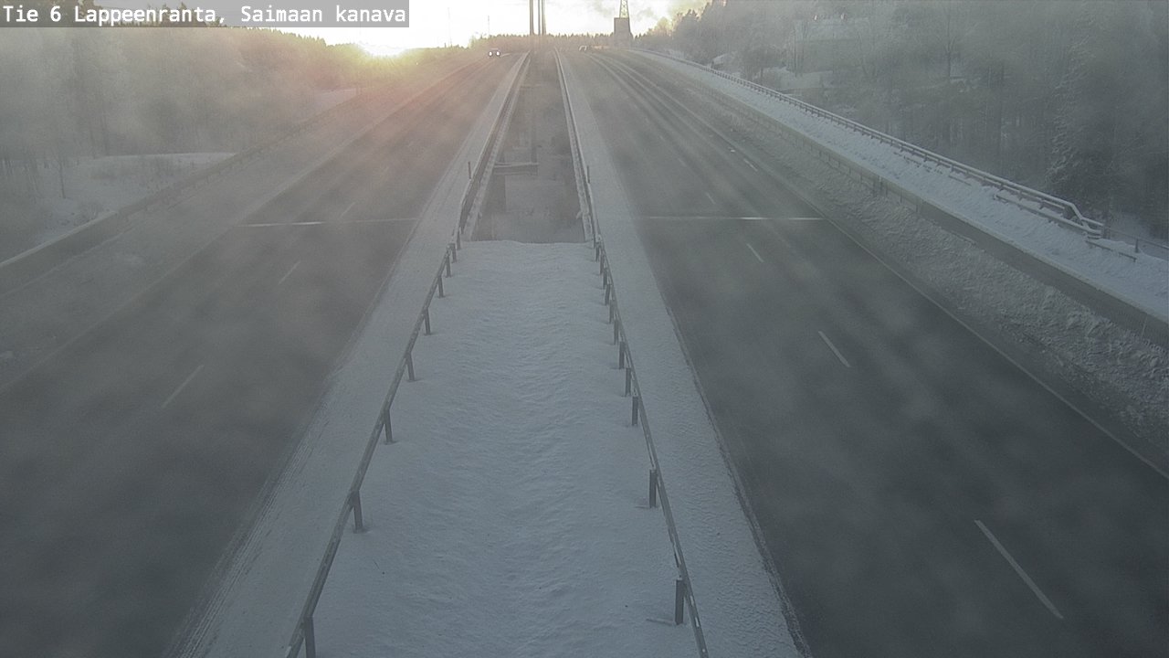 Weather Camera Image Road 6 Lappeenranta, Saimaa channel, Lappeenranta, Etelä-Karjala