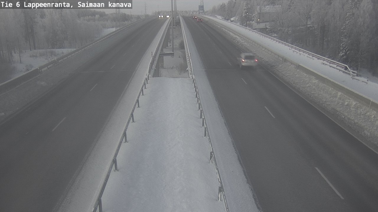 Kelikamerat Kuva Tie 6 Lappeenranta, Saimaan kanava, Lappeenranta, Etelä-Karjala