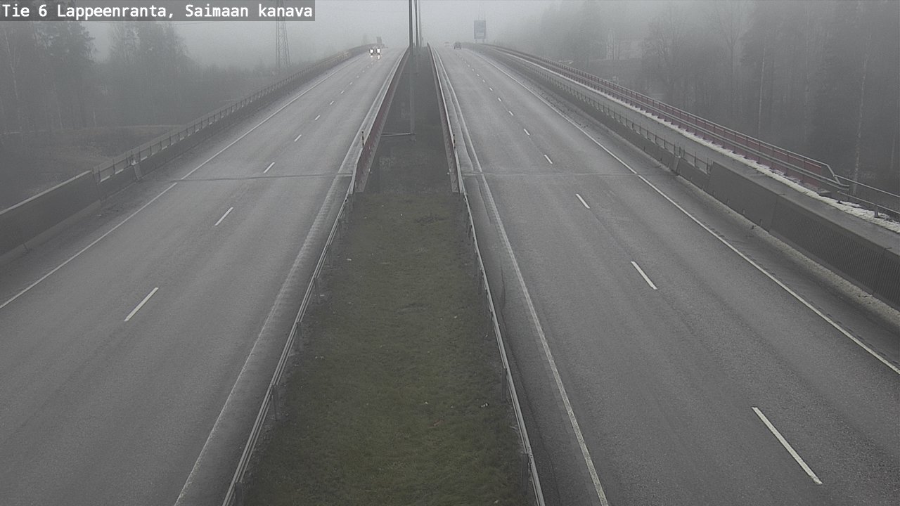 Weather Camera Image Road 6 Lappeenranta, Saimaa channel, Lappeenranta, Etelä-Karjala