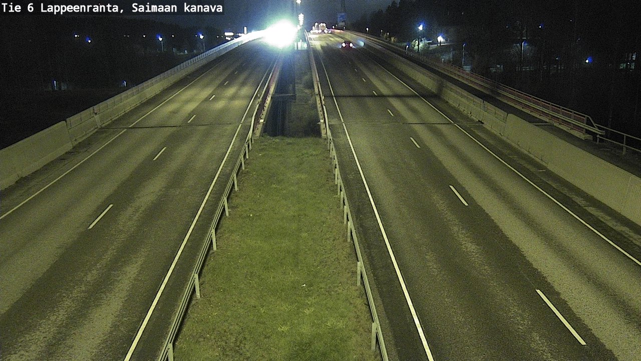 Weather Camera Image Väg 6 Villmanstrand,Saima kanal, Lappeenranta, Etelä-Karjala