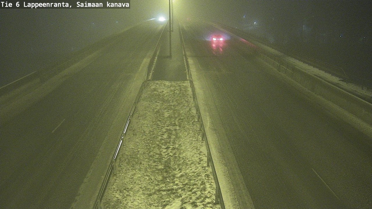 Weather Camera Image Road 6 Lappeenranta, Saimaa channel, Lappeenranta, Etelä-Karjala