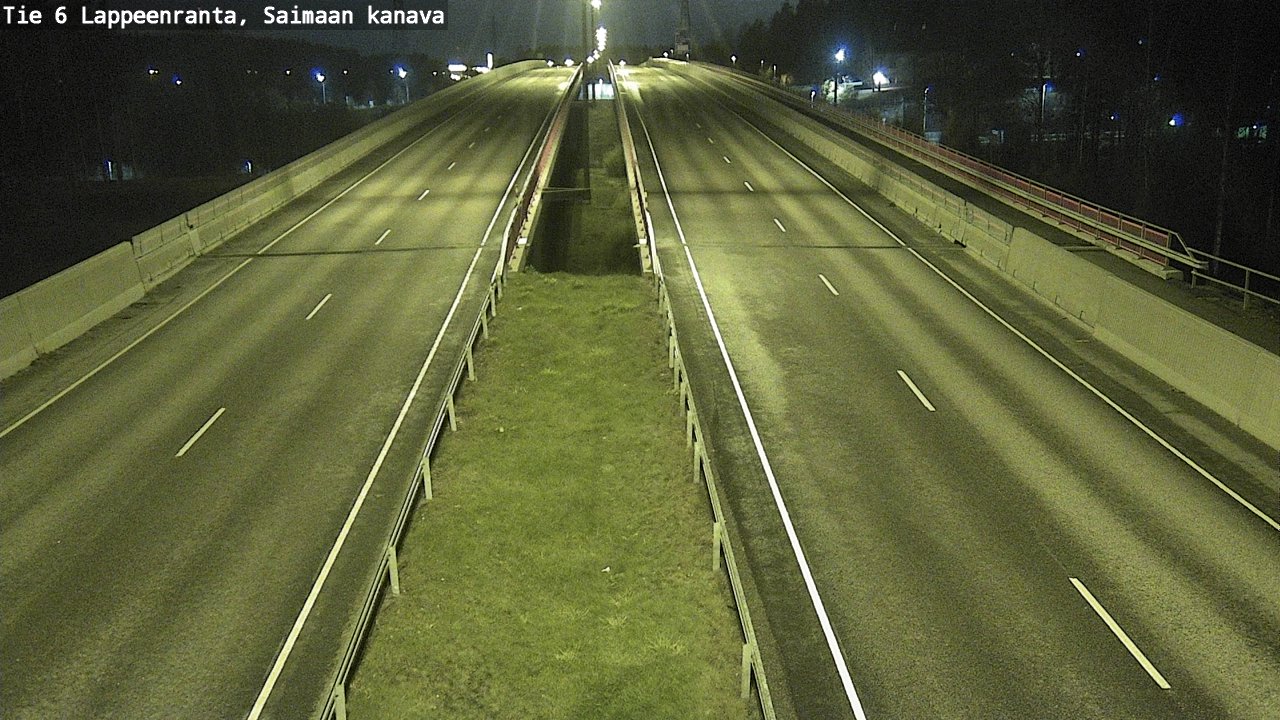 Weather Camera Image Väg 6 Villmanstrand,Saima kanal, Lappeenranta, Etelä-Karjala