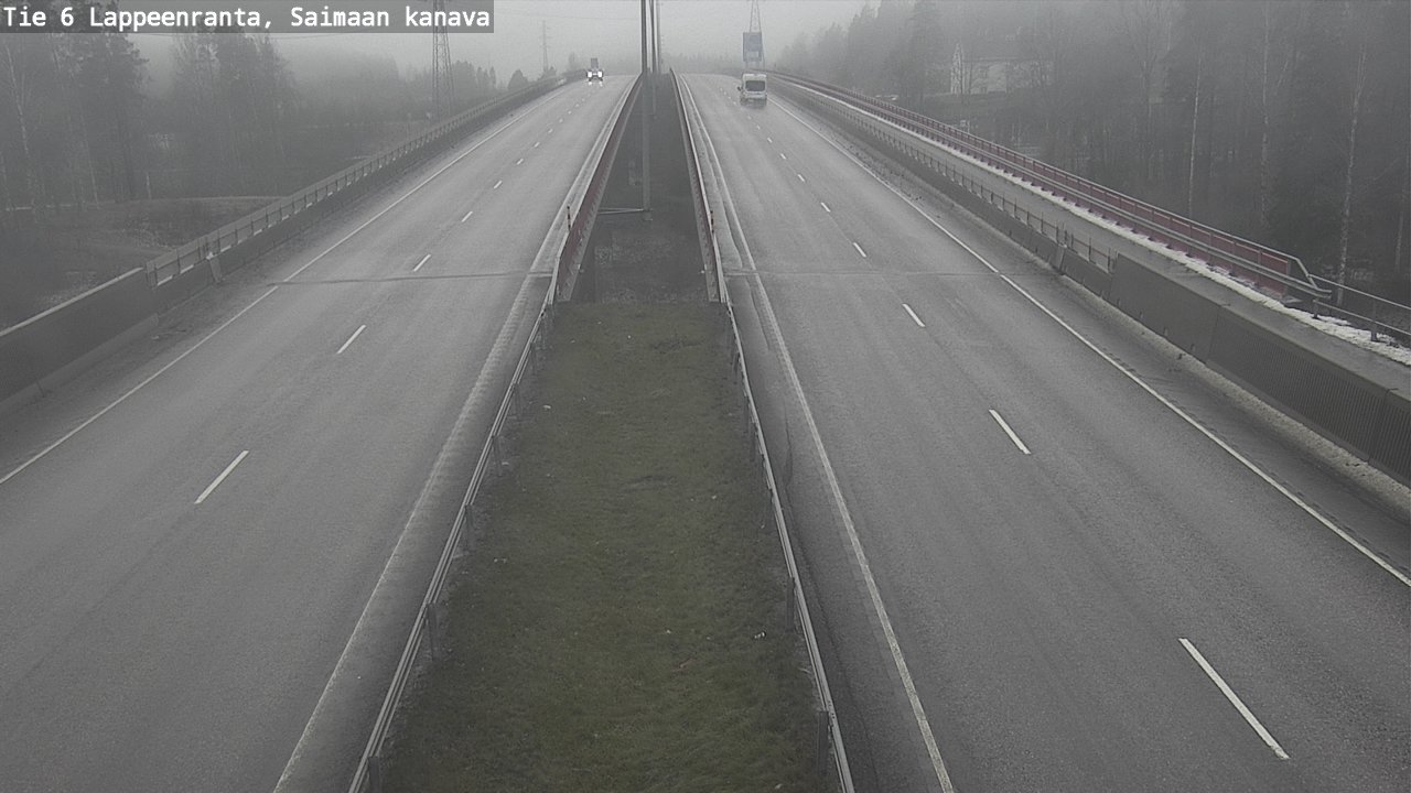 Weather Camera Image Road 6 Lappeenranta, Saimaa channel, Lappeenranta, Etelä-Karjala