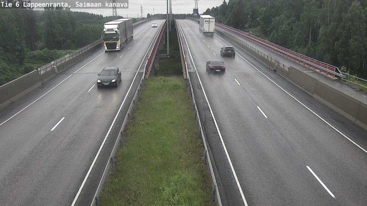 Weather Camera Image Road 6 Lappeenranta, Saimaa channel, Lappeenranta, Etelä-Karjala