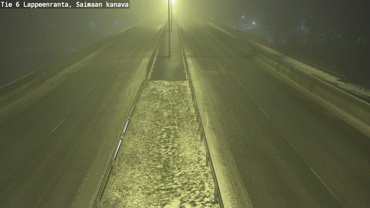 Weather Camera Image Road 6 Lappeenranta, Saimaa channel, Lappeenranta, Etelä-Karjala