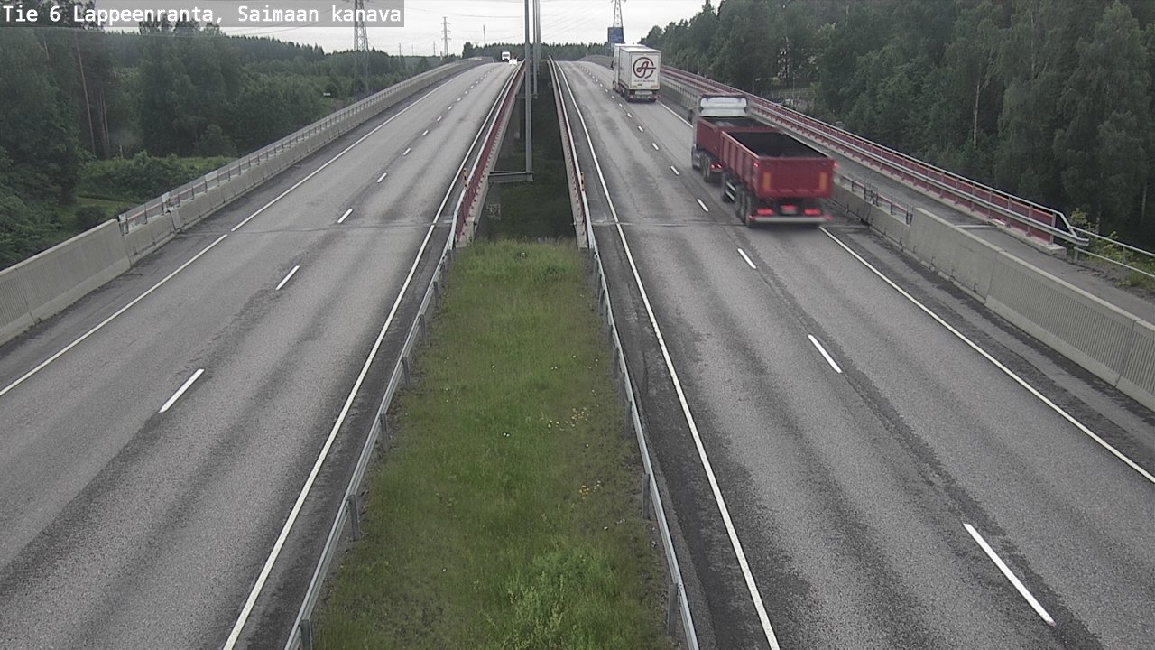 Weather Camera Image Road 6 Lappeenranta, Saimaa channel, Lappeenranta, Etelä-Karjala