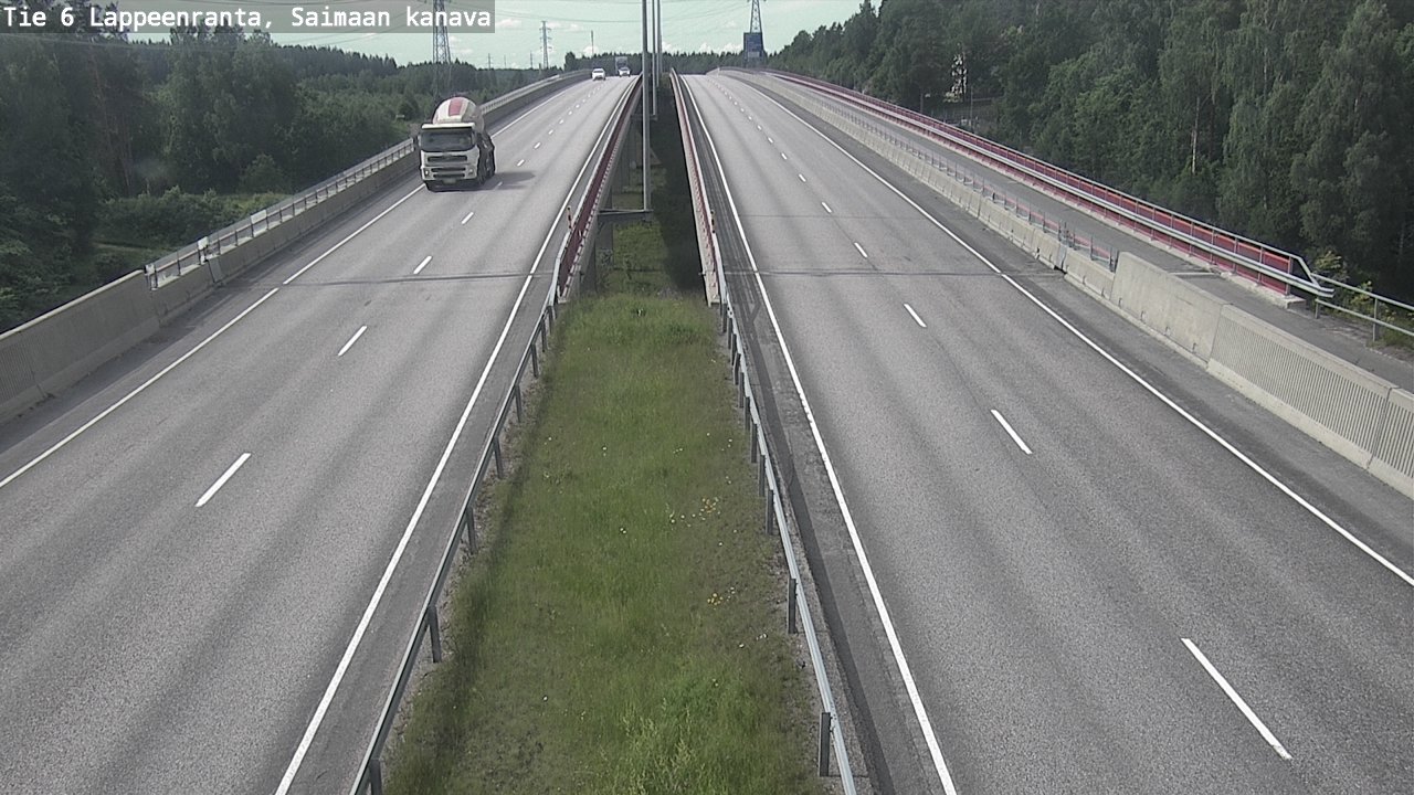 Kelikamerat Kuva Tie 6 Lappeenranta, Saimaan kanava, Lappeenranta, Etelä-Karjala