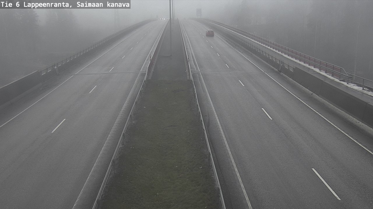 Weather Camera Image Road 6 Lappeenranta, Saimaa channel, Lappeenranta, Etelä-Karjala