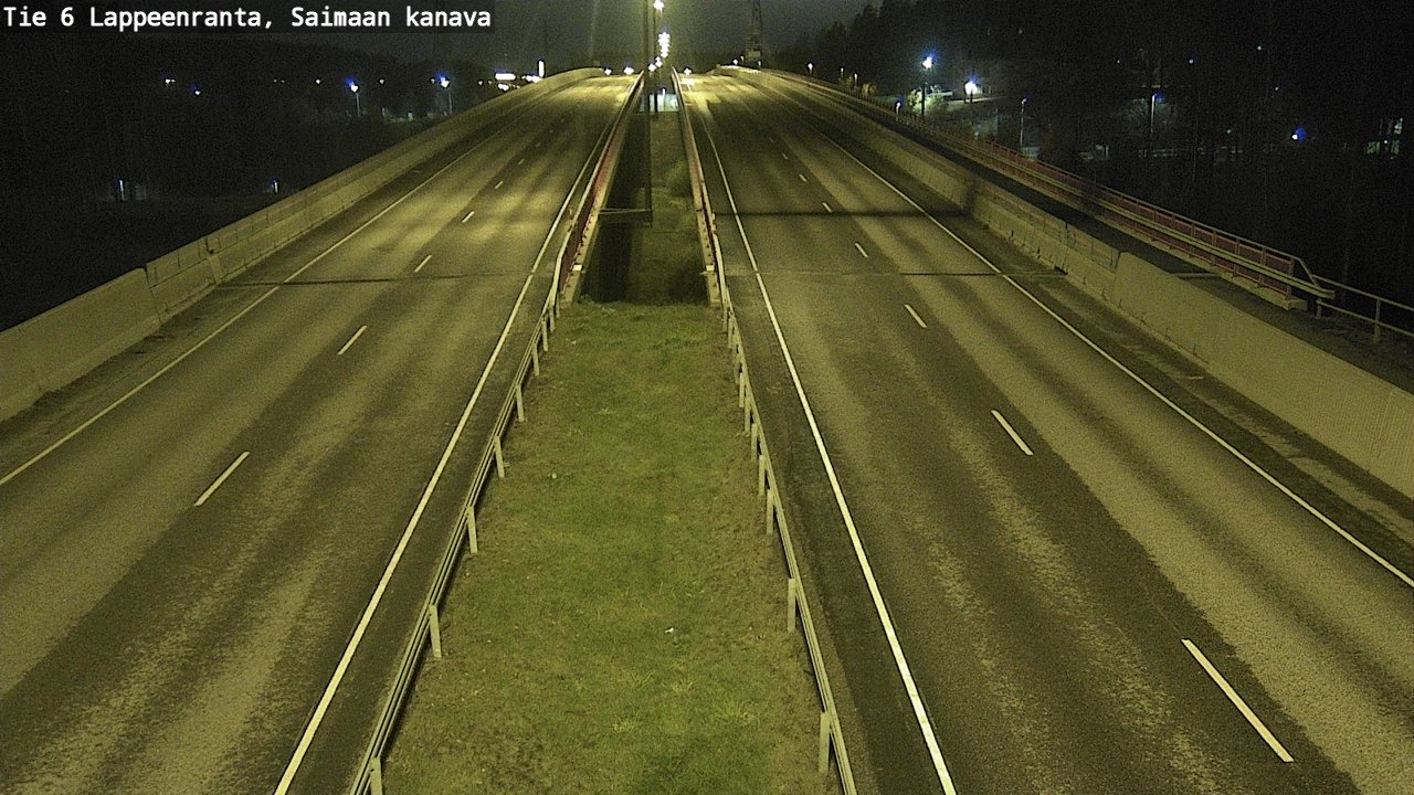 Weather Camera Image Väg 6 Villmanstrand,Saima kanal, Lappeenranta, Etelä-Karjala