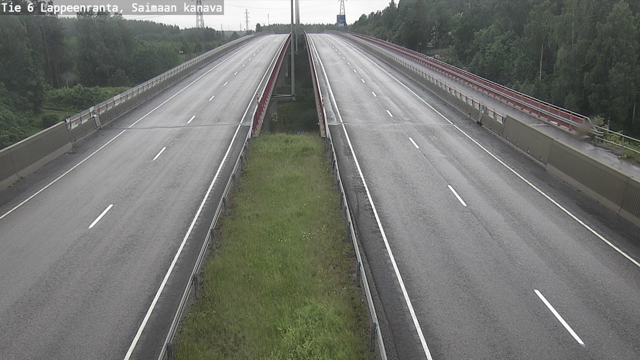 Weather Camera Image Road 6 Lappeenranta, Saimaa channel, Lappeenranta, Etelä-Karjala