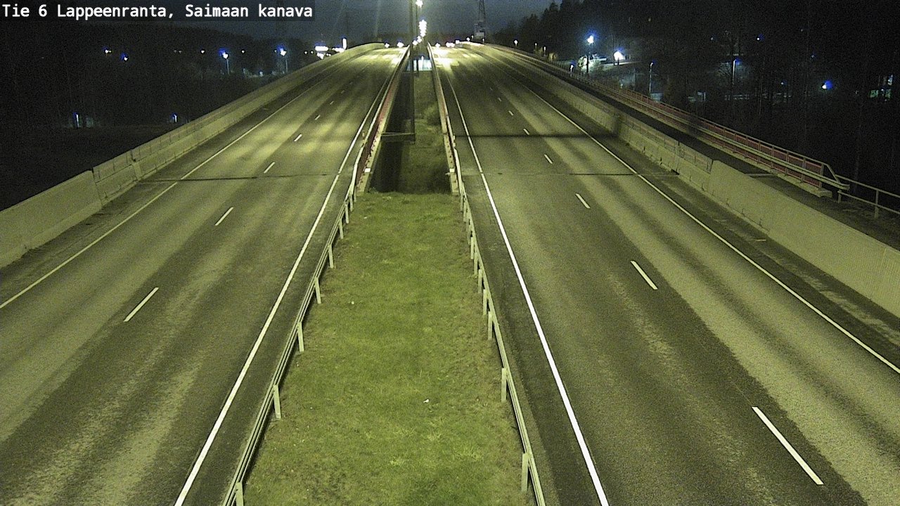 Weather Camera Image Väg 6 Villmanstrand,Saima kanal, Lappeenranta, Etelä-Karjala