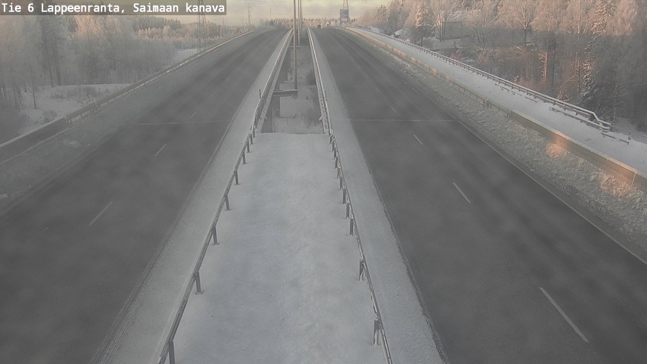 Kelikamerat Kuva Tie 6 Lappeenranta, Saimaan kanava, Lappeenranta, Etelä-Karjala