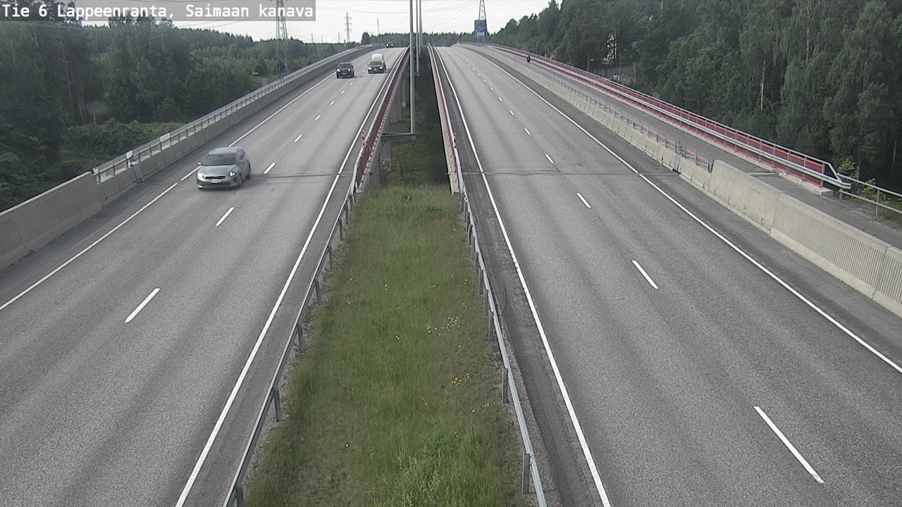 Kelikamerat Kuva Tie 6 Lappeenranta, Saimaan kanava, Lappeenranta, Etelä-Karjala