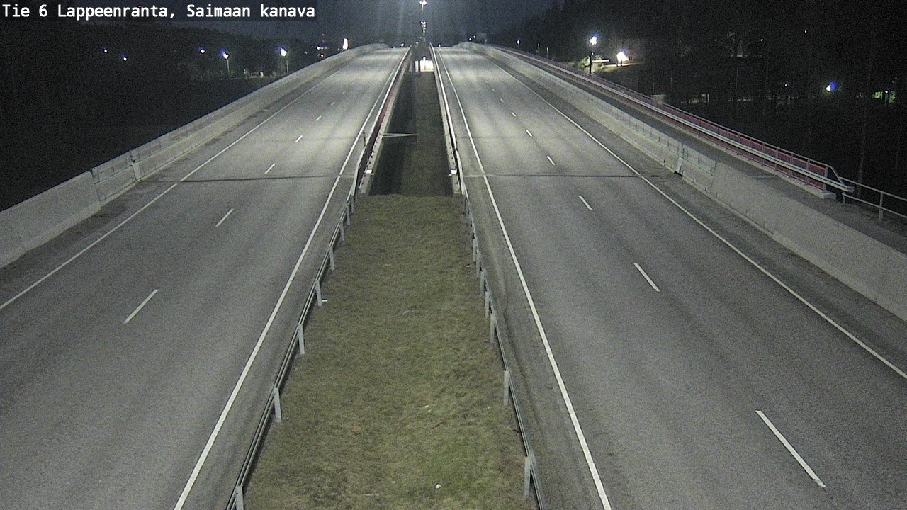 Weather Camera Image Väg 6 Villmanstrand,Saima kanal, Lappeenranta, Etelä-Karjala