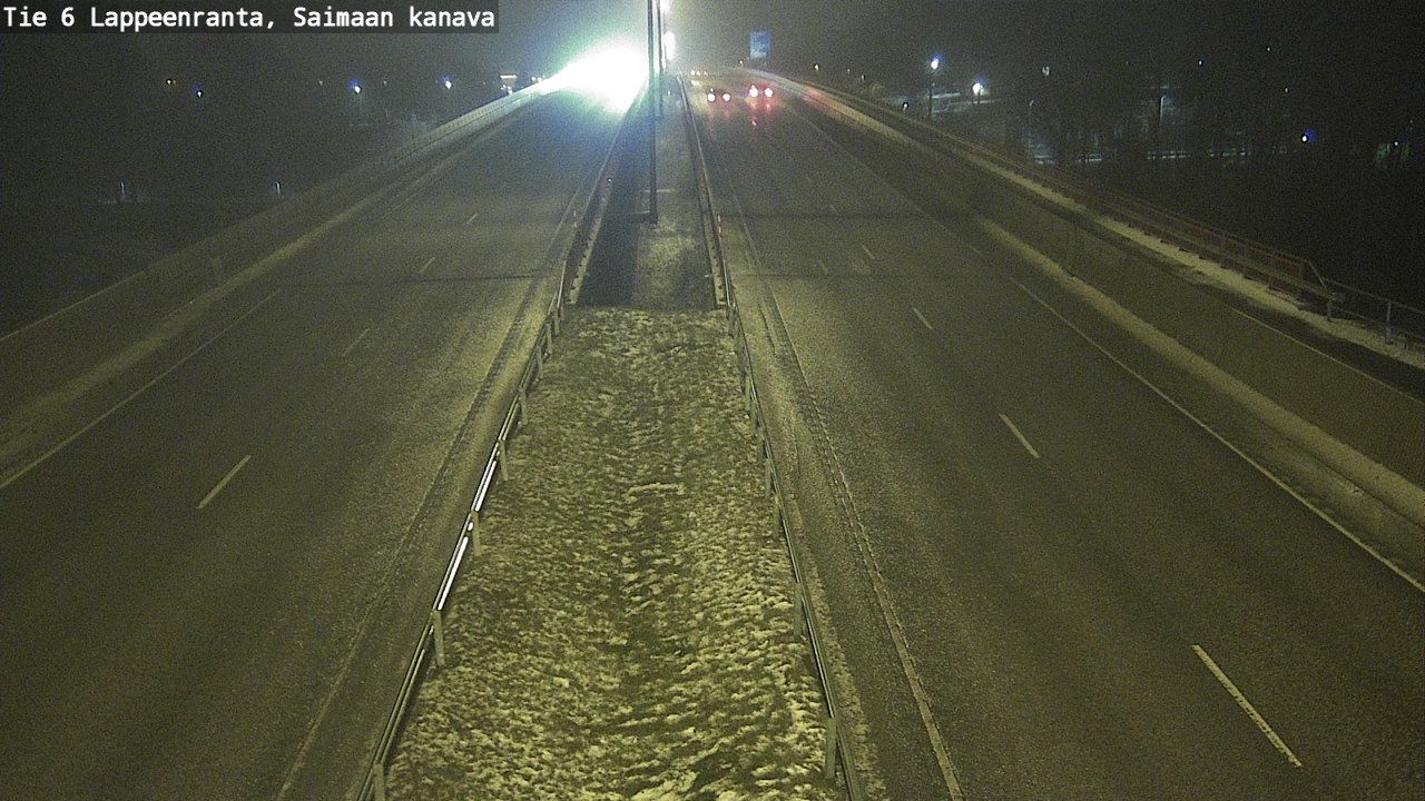Weather Camera Image Road 6 Lappeenranta, Saimaa channel, Lappeenranta, Etelä-Karjala