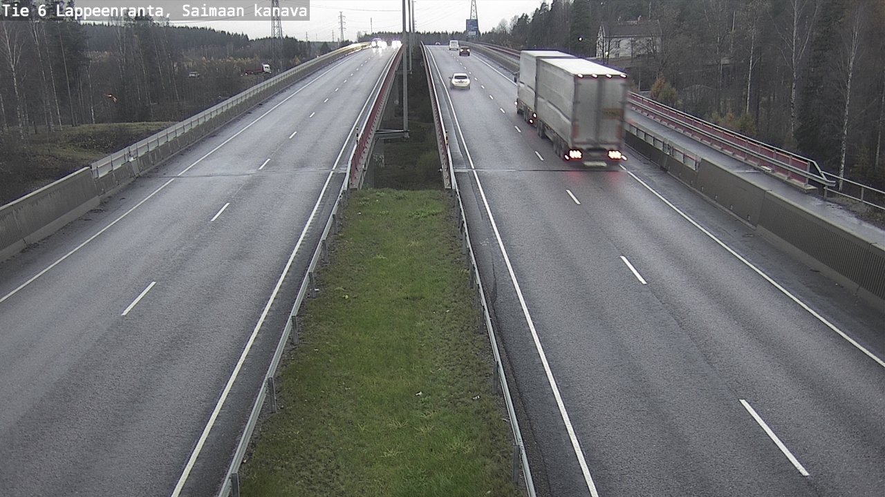 Weather Camera Image Road 6 Lappeenranta, Saimaa channel, Lappeenranta, Etelä-Karjala