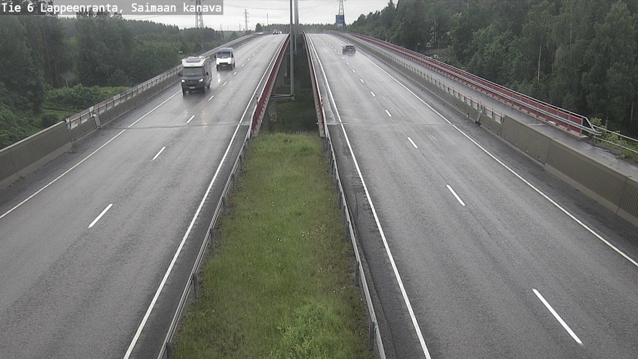 Weather Camera Image Road 6 Lappeenranta, Saimaa channel, Lappeenranta, Etelä-Karjala