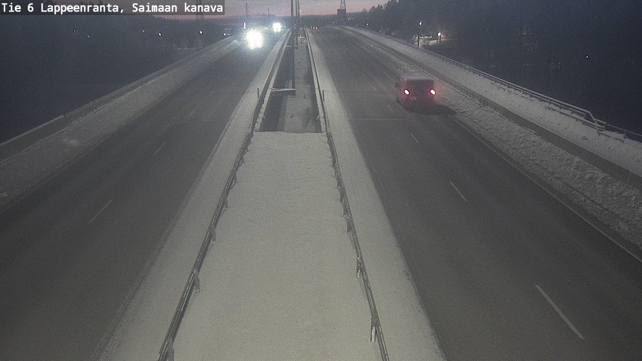 Kelikamerat Kuva Tie 6 Lappeenranta, Saimaan kanava, Lappeenranta, Etelä-Karjala