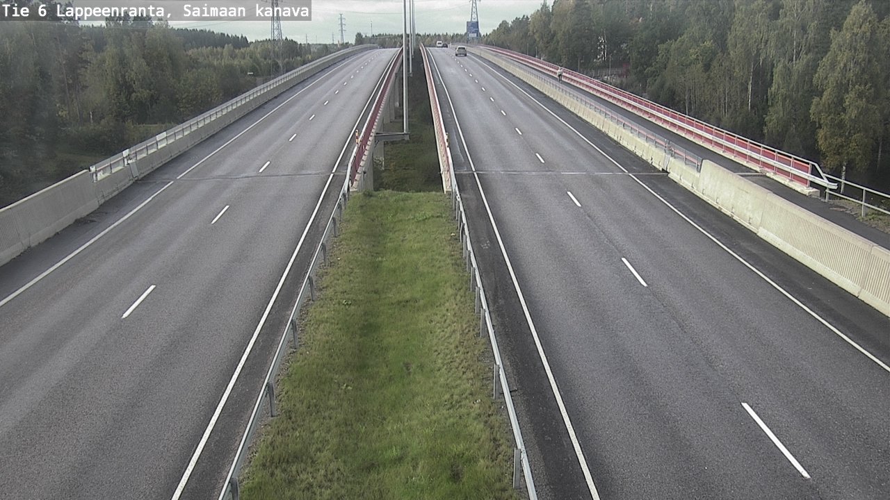 Kelikamerat Kuva Tie 6 Lappeenranta, Saimaan kanava, Lappeenranta, Etelä-Karjala