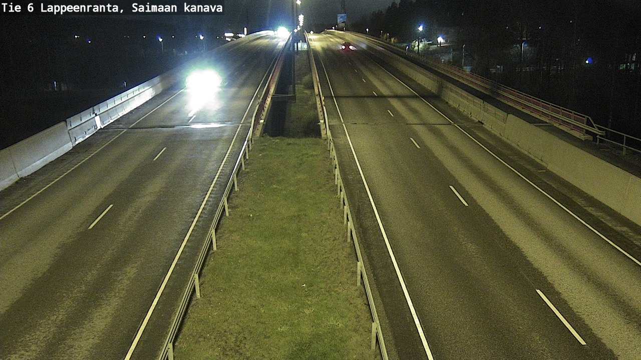 Weather Camera Image Väg 6 Villmanstrand,Saima kanal, Lappeenranta, Etelä-Karjala