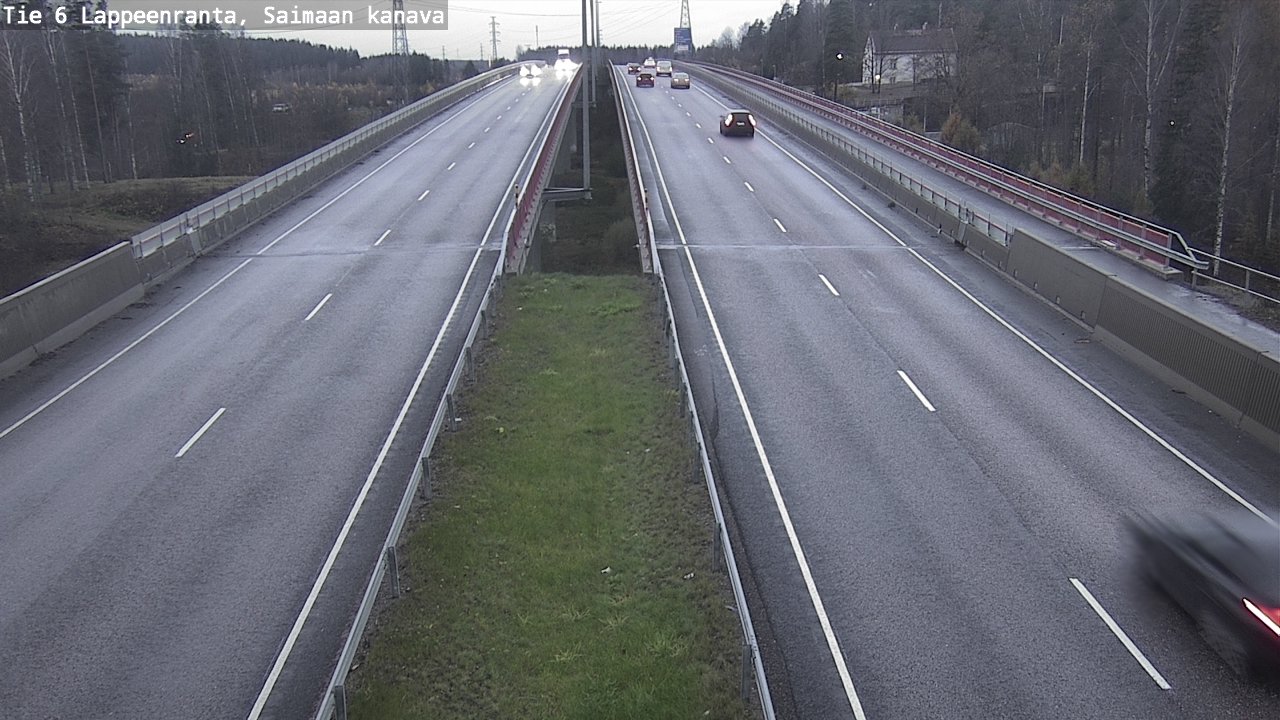 Weather Camera Image Road 6 Lappeenranta, Saimaa channel, Lappeenranta, Etelä-Karjala