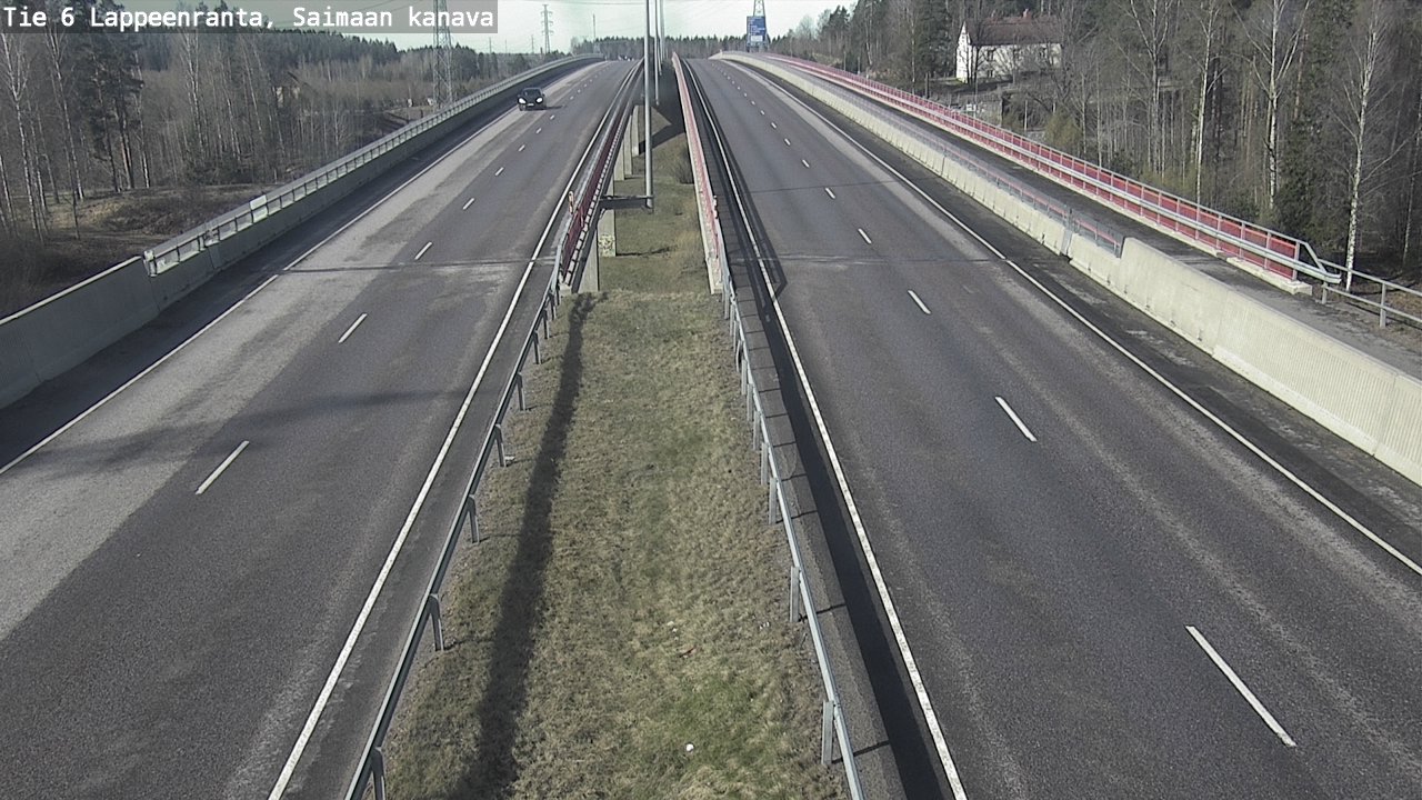 Kelikamerat Kuva Tie 6 Lappeenranta, Saimaan kanava, Lappeenranta, Etelä-Karjala