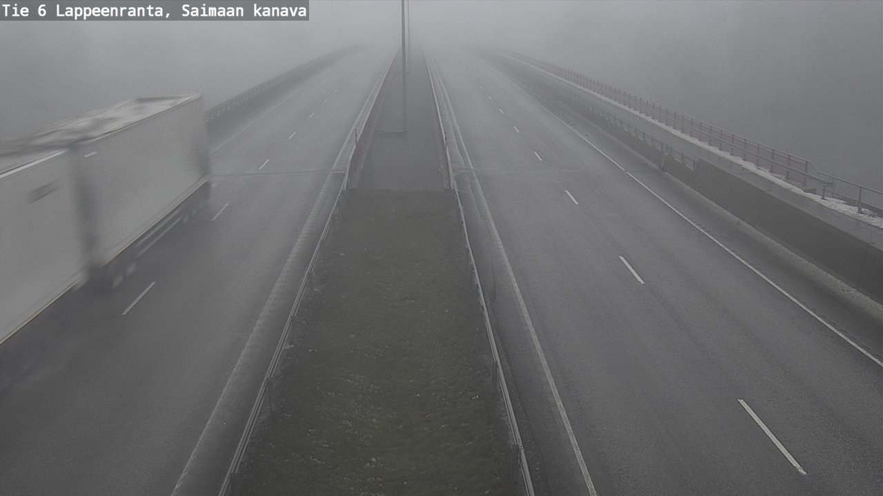 Weather Camera Image Road 6 Lappeenranta, Saimaa channel, Lappeenranta, Etelä-Karjala