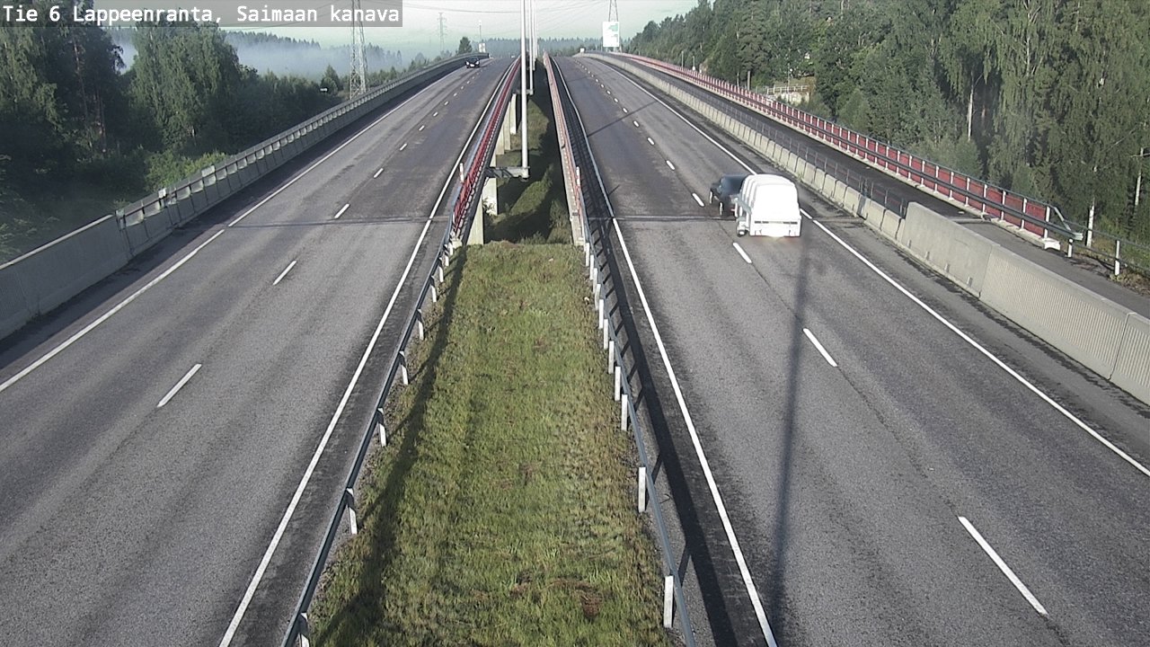 Weather Camera Image Road 6 Lappeenranta, Saimaa channel, Lappeenranta, Etelä-Karjala