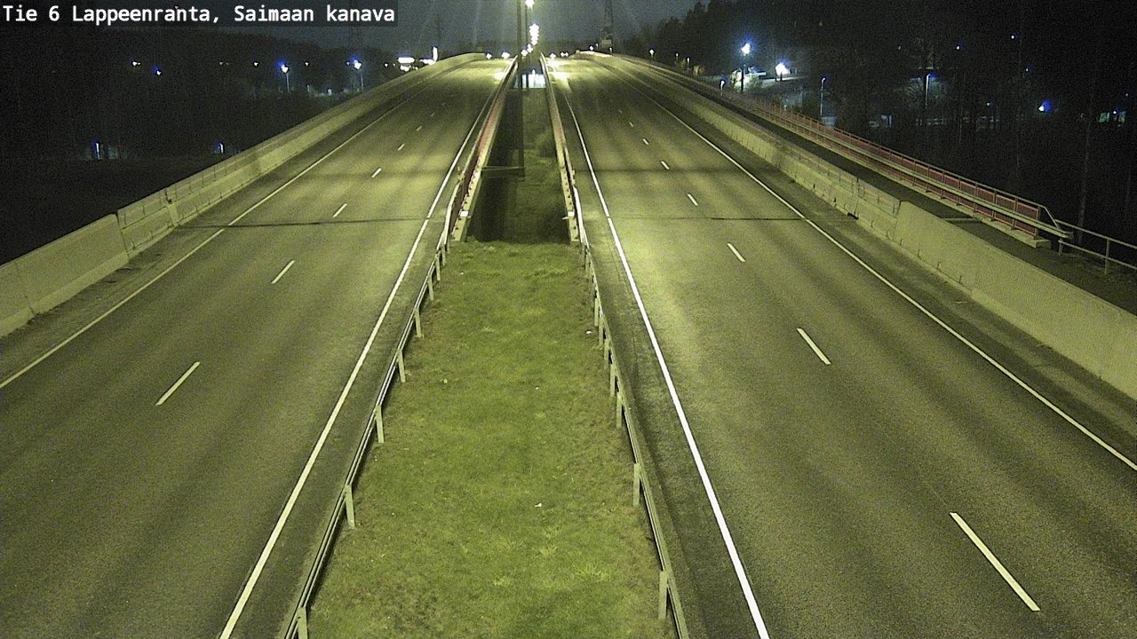 Weather Camera Image Väg 6 Villmanstrand,Saima kanal, Lappeenranta, Etelä-Karjala