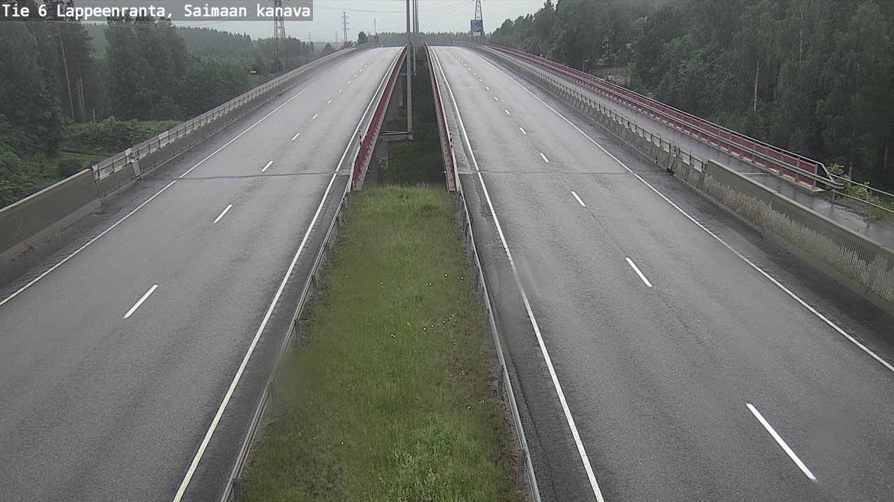Kelikamerat Kuva Tie 6 Lappeenranta, Saimaan kanava, Lappeenranta, Etelä-Karjala