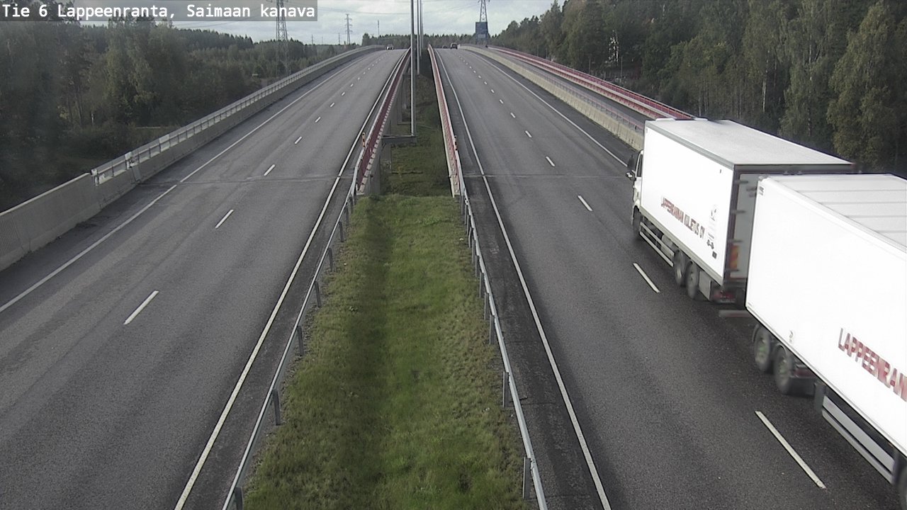 Kelikamerat Kuva Tie 6 Lappeenranta, Saimaan kanava, Lappeenranta, Etelä-Karjala