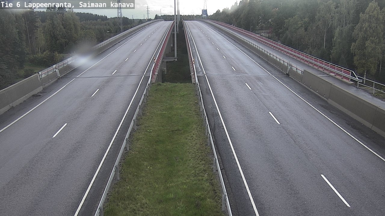 Weather Camera Image Road 6 Lappeenranta, Saimaa channel, Lappeenranta, Etelä-Karjala