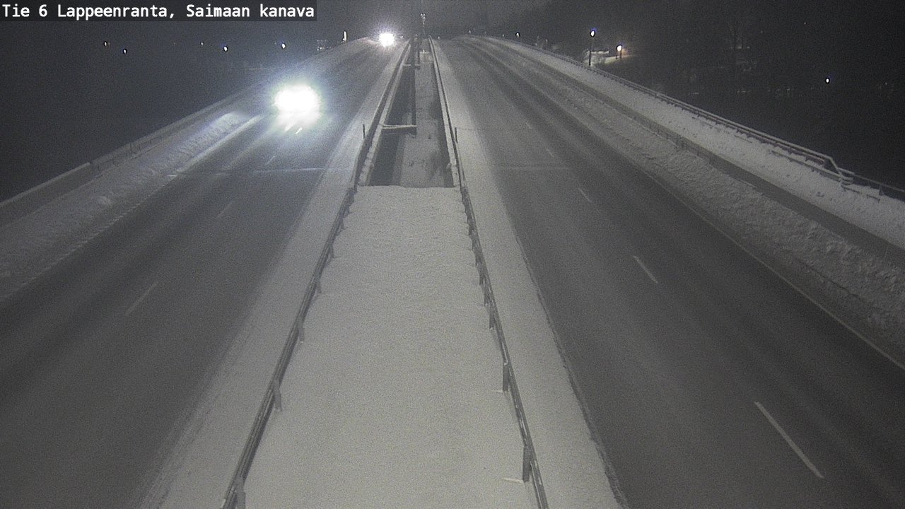 Weather Camera Image Road 6 Lappeenranta, Saimaa channel, Lappeenranta, Etelä-Karjala