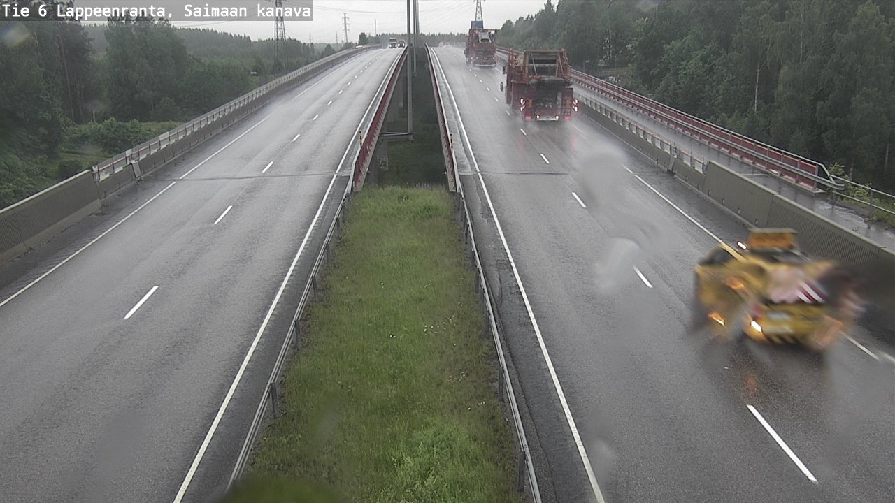 Weather Camera Image Road 6 Lappeenranta, Saimaa channel, Lappeenranta, Etelä-Karjala