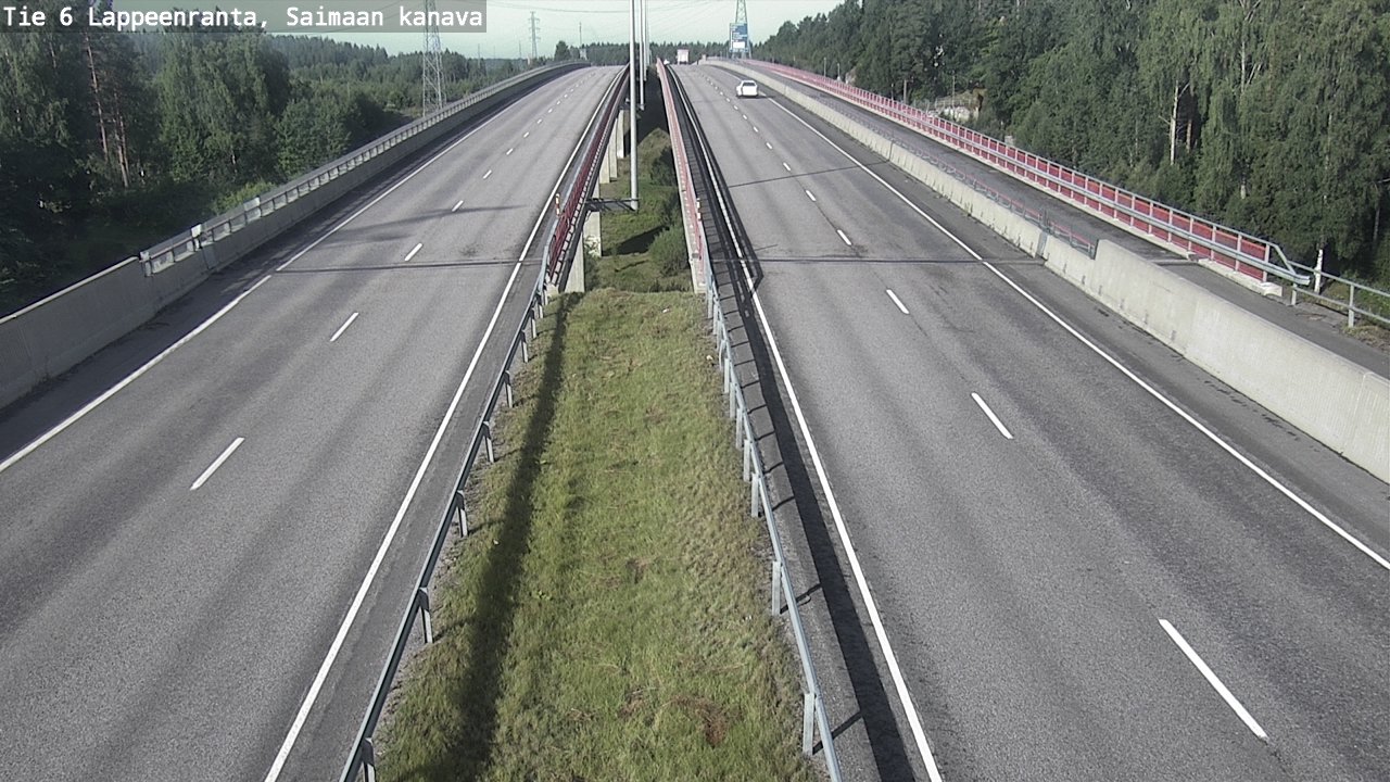 Weather Camera Image Road 6 Lappeenranta, Saimaa channel, Lappeenranta, Etelä-Karjala