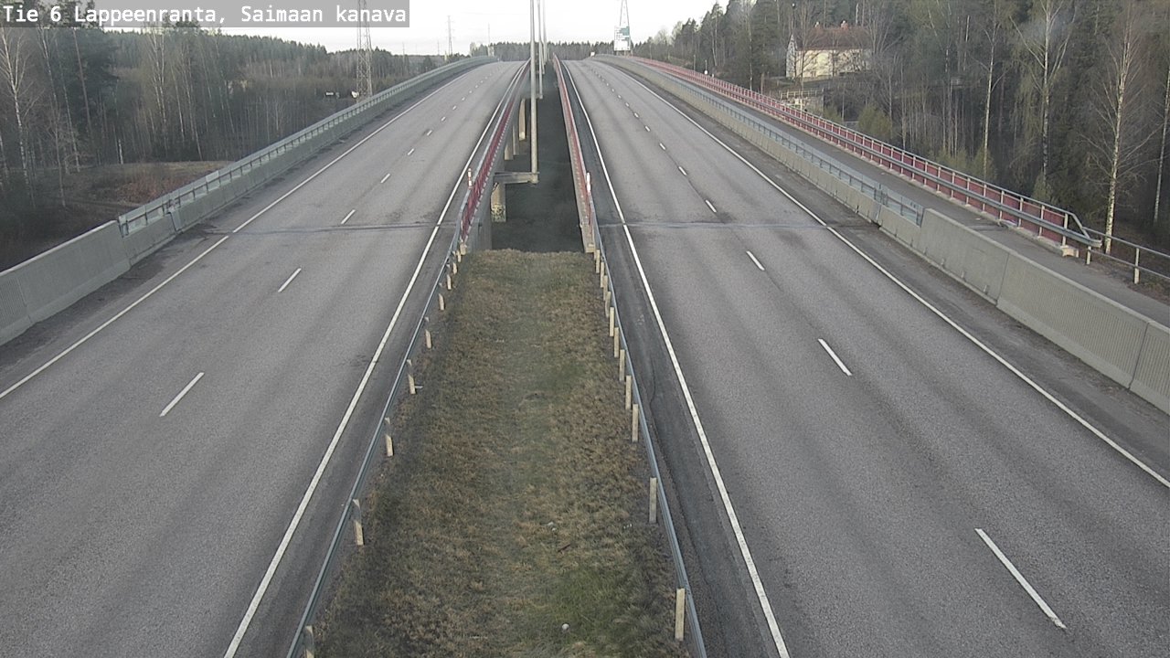 Weather Camera Image Road 6 Lappeenranta, Saimaa channel, Lappeenranta, Etelä-Karjala