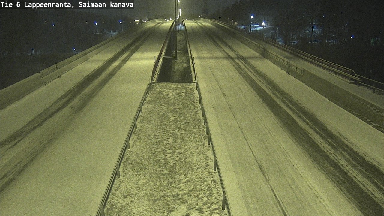 Kelikamerat Kuva Tie 6 Lappeenranta, Saimaan kanava, Lappeenranta, Etelä-Karjala