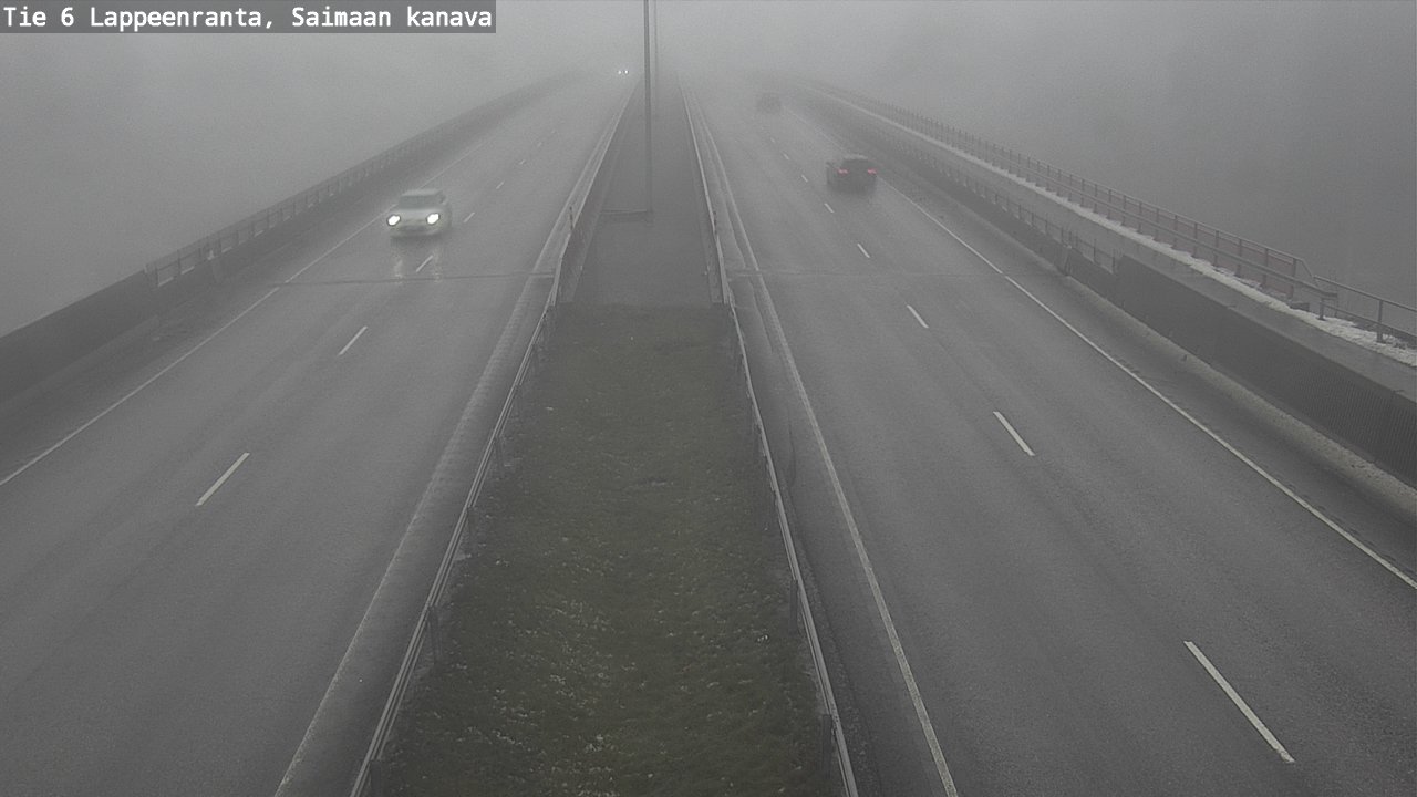 Weather Camera Image Road 6 Lappeenranta, Saimaa channel, Lappeenranta, Etelä-Karjala