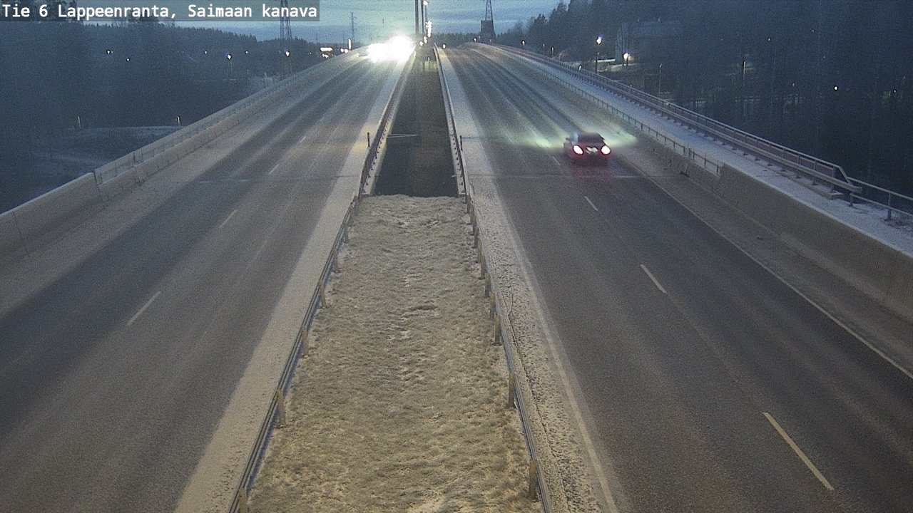 Kelikamerat Kuva Tie 6 Lappeenranta, Saimaan kanava, Lappeenranta, Etelä-Karjala