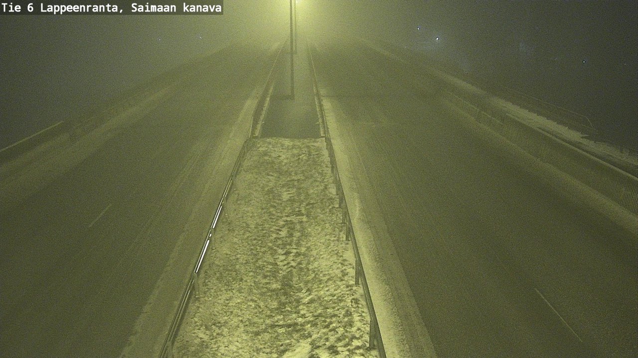 Weather Camera Image Road 6 Lappeenranta, Saimaa channel, Lappeenranta, Etelä-Karjala