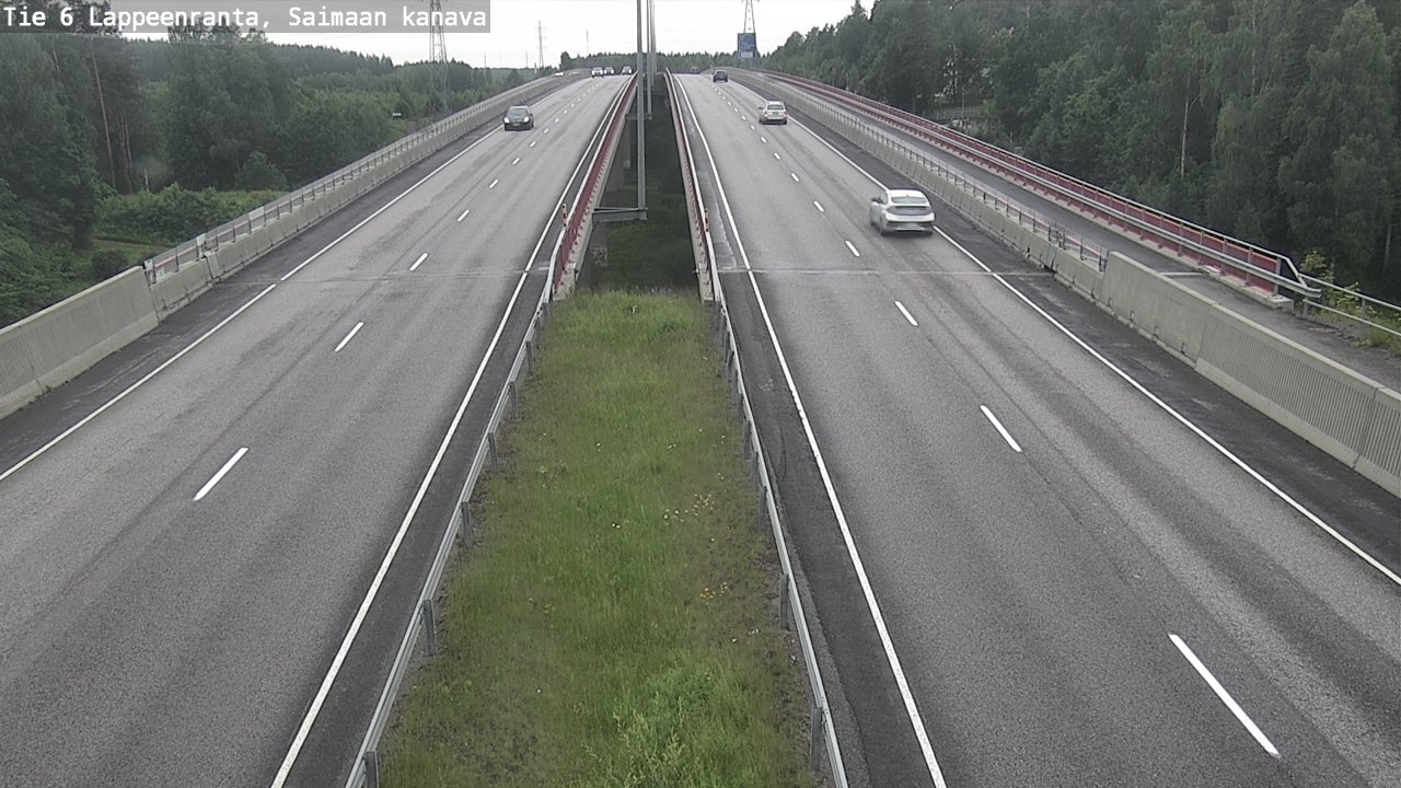 Weather Camera Image Road 6 Lappeenranta, Saimaa channel, Lappeenranta, Etelä-Karjala