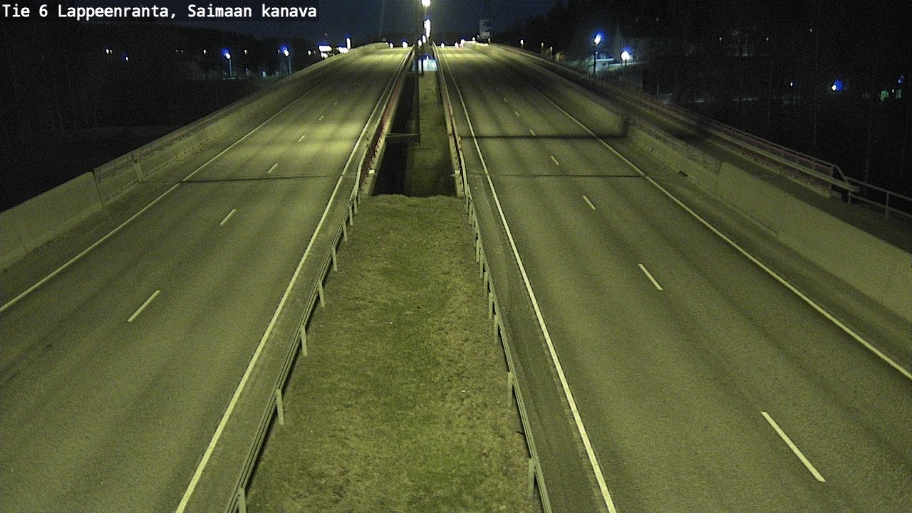 Weather Camera Image Road 6 Lappeenranta, Saimaa channel, Lappeenranta, Etelä-Karjala
