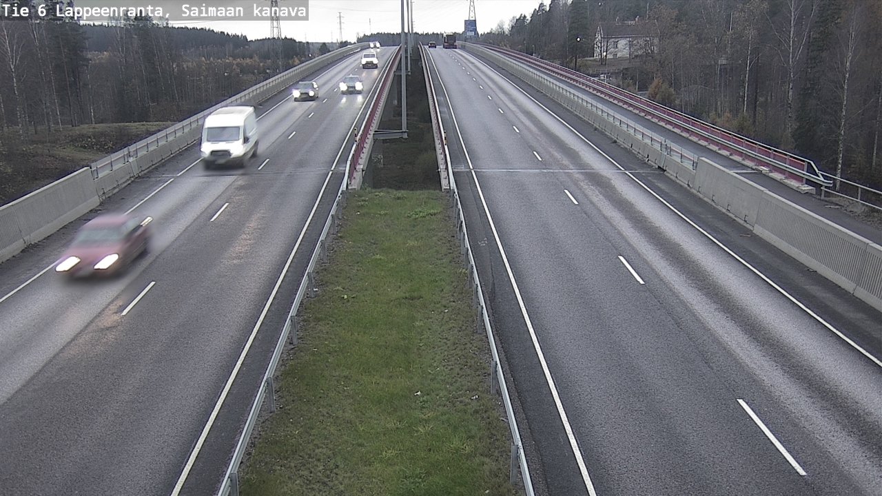 Kelikamerat Kuva Tie 6 Lappeenranta, Saimaan kanava, Lappeenranta, Etelä-Karjala