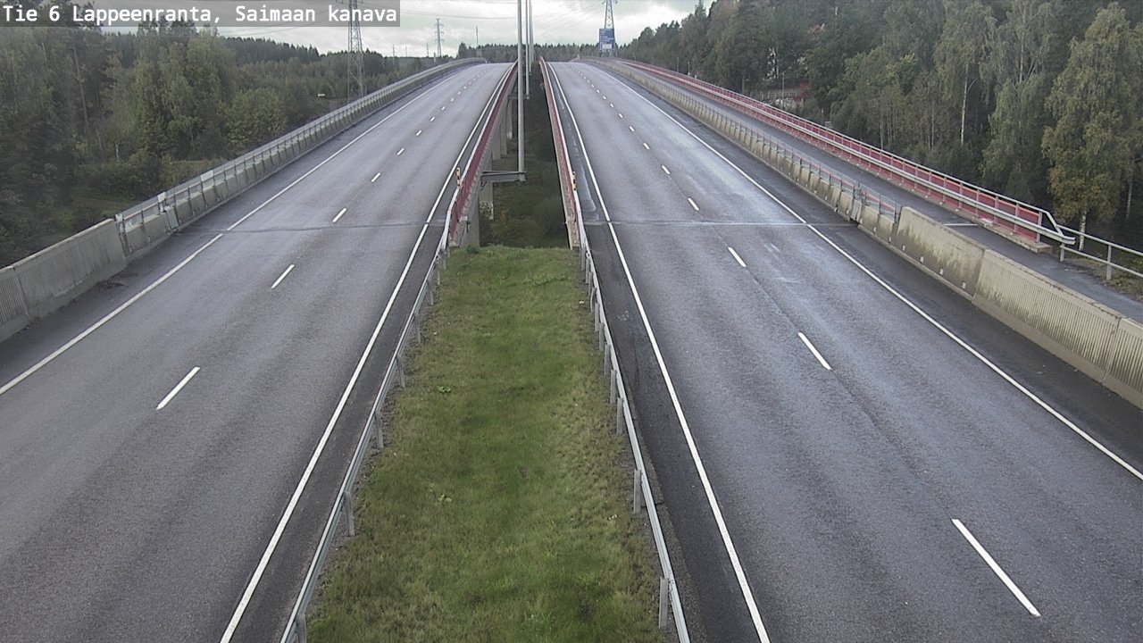 Kelikamerat Kuva Tie 6 Lappeenranta, Saimaan kanava, Lappeenranta, Etelä-Karjala
